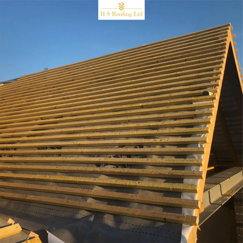 HS Roofing Ltd professional asphalt shingle roof installation on residential home